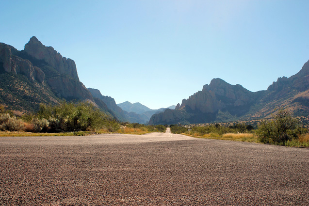 The entrance of Cave Creek Canyon in the Chiricahua Mountains